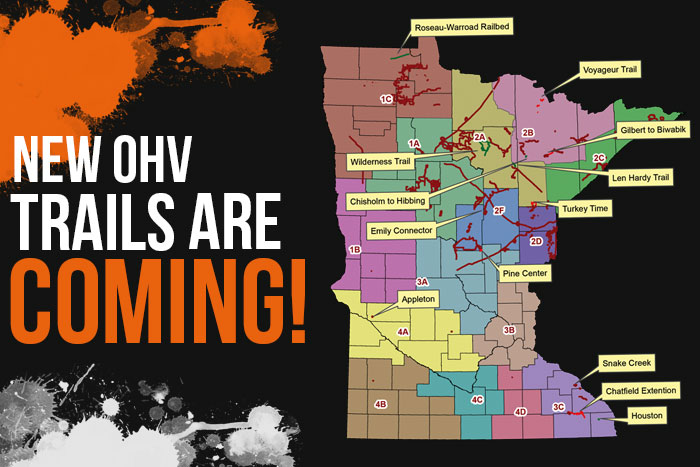 NEW ATV, DIRT BIKE AND 4WD TRUCK TRAILS ARE COMING!